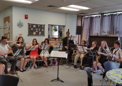 Band Performance at the Blackstone Senior Center