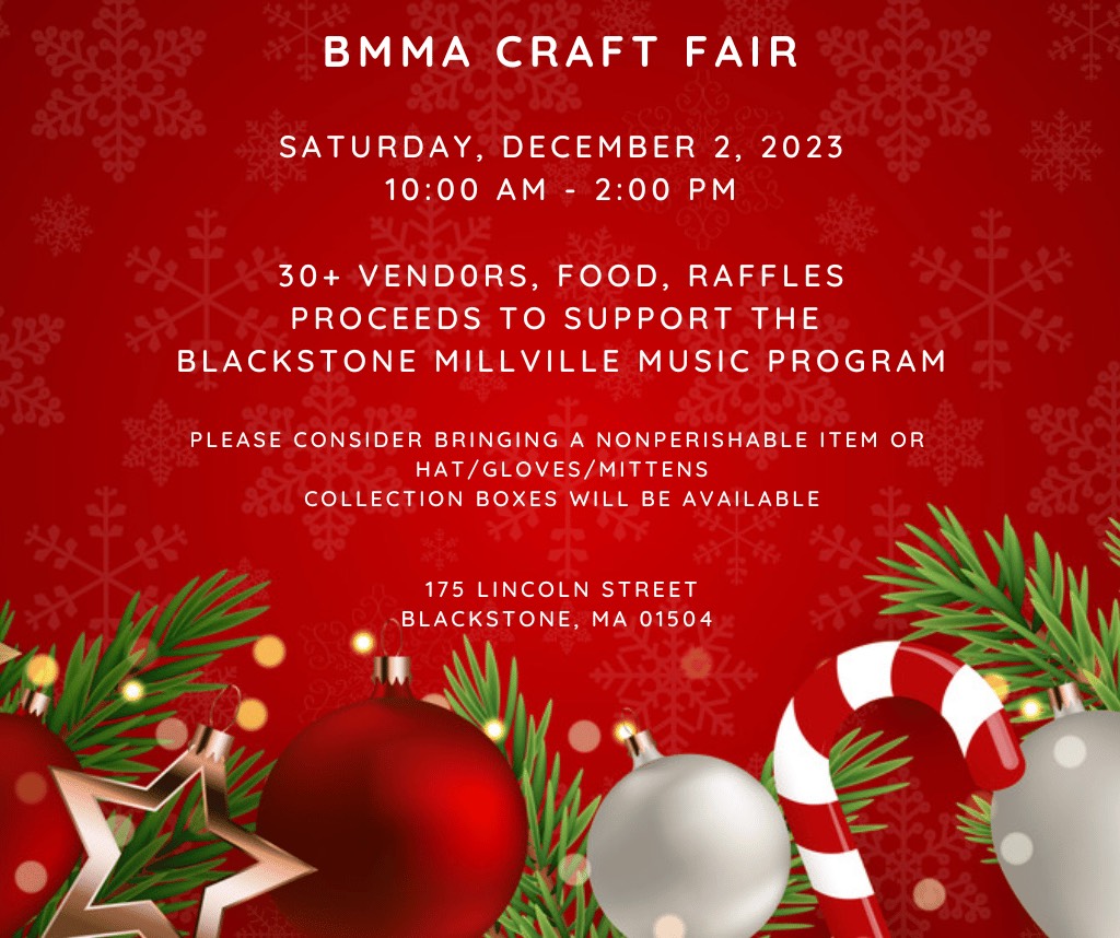 2023 BMMA Craft Fair Flyer