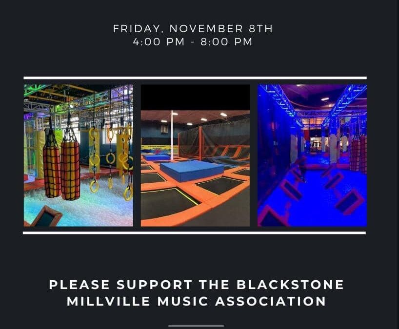 BMMA Fundraiser – Friday Nov 8th 4PM – 8PM – Urban Air, Bellingham MA